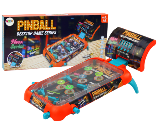 Pinball Arcade Game LED Lights Sounds Scoreboard