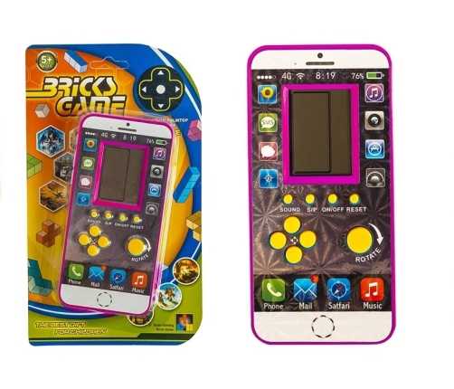 Electronic Game Tetris Pink Phone