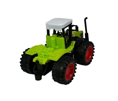 Set of Vehicle Farmer Tractor