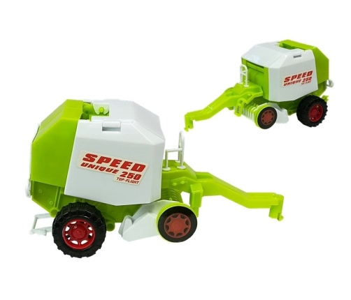 Set of Vehicle Farmer Tractor