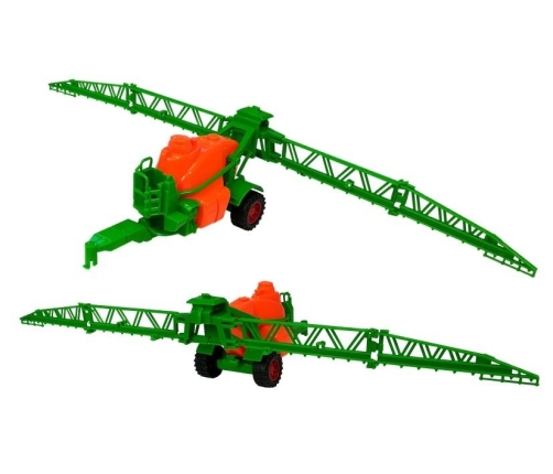 Set of Vehicle Farmer Tractor