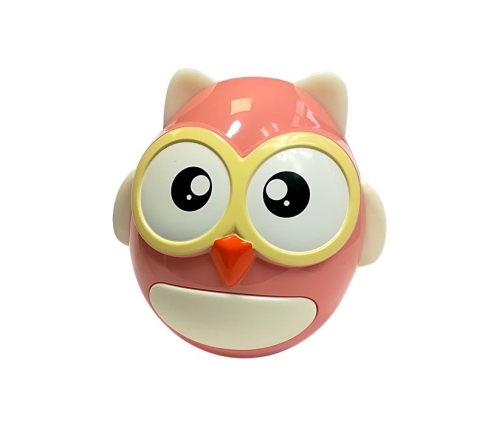 Baby rattle Teether Pink Owl