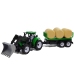 Tractor with Hay Bale Trailer and Tanker