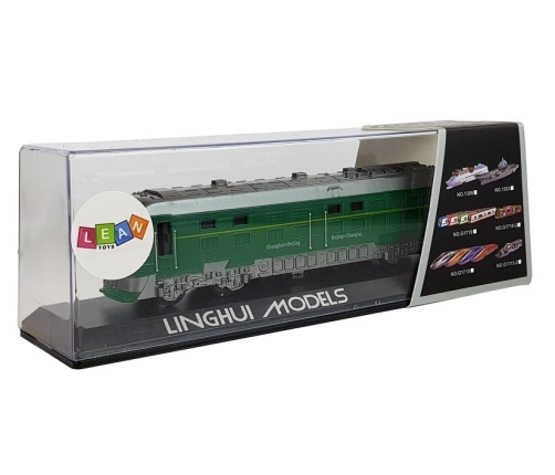 Train Pendolino Locomotive with Light and Sound Green