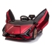 Elektriskā sporta automašīna bērniem Lamborghini Sian Red Painted