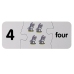 Educational Puzzle English Numbers 10 Connections