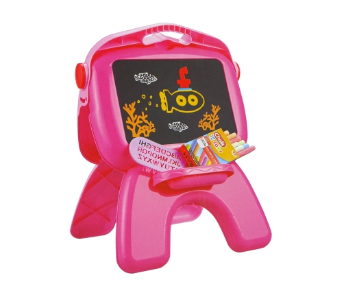 Double-sided Board Chalk Pens Stand Projector Pictures Pink