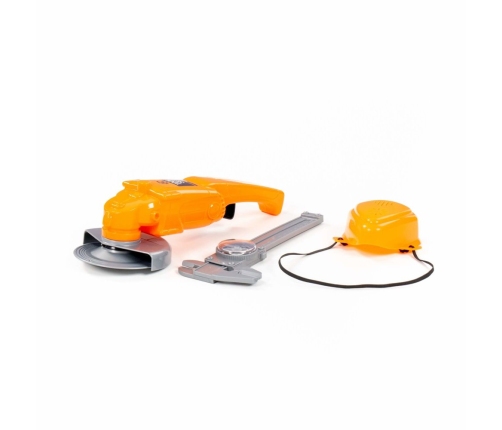 Set of Tools Grinder Mask Slide Caliper Orange 91123