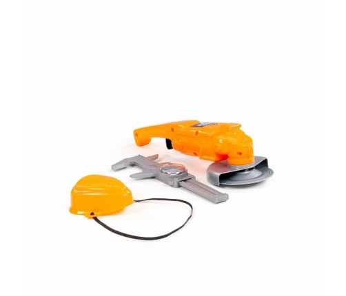 Set of Tools Grinder Mask Slide Caliper Orange 91123