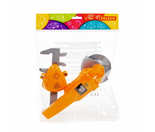 Set of Tools Grinder Mask Slide Caliper Orange 91123