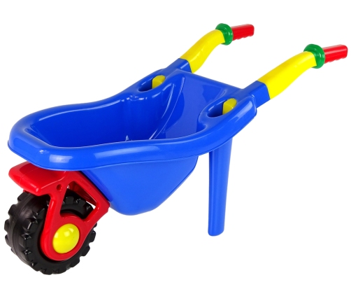 Large Coloured Garden Wheelbarrow Blue