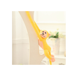 Plush Monkey Mascot with Sound, Yellow 60 cm