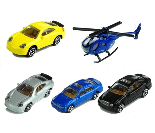 A huge garage + set of 4 cars and helicopter