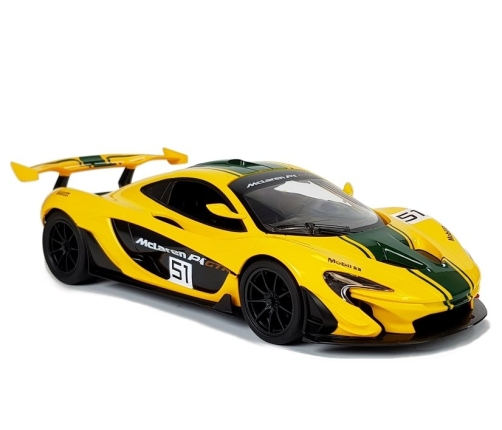 Car R/C McLaren P1 GTR Rastar 1:14 Yellow