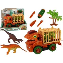 Dinosaur Truck Transporter for Disassembly Orange Accessories