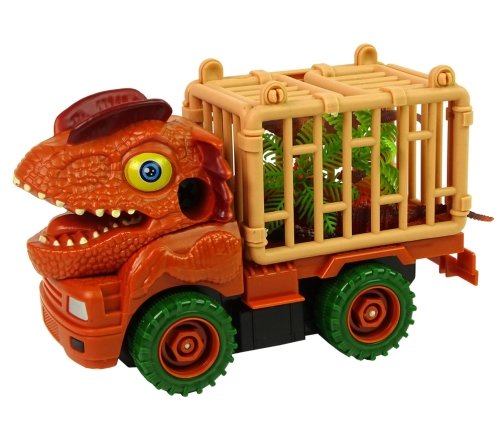 Dinosaur Truck Transporter for Disassembly Orange Accessories