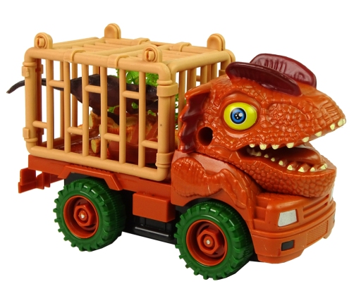 Dinosaur Truck Transporter for Disassembly Orange Accessories