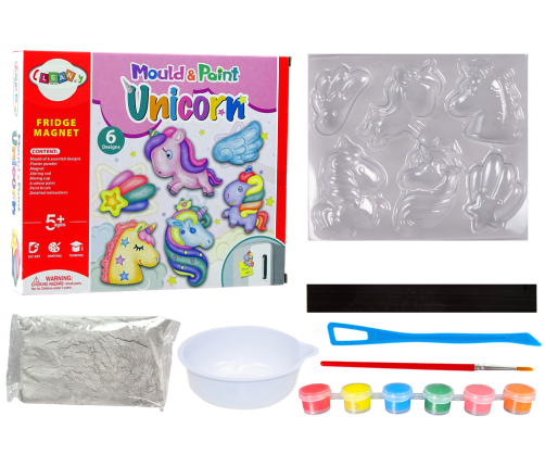 DIY Unicorn Painting Kit Plaster Magnets