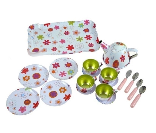 Beautiful Metal Tea Service Kitchen Set