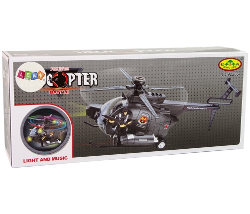 Military Helicopter Wings Lights Battery Operated