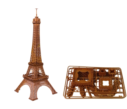 Construction crane Controlled by R/C remote control 90 cm high Eiffel Tower construction