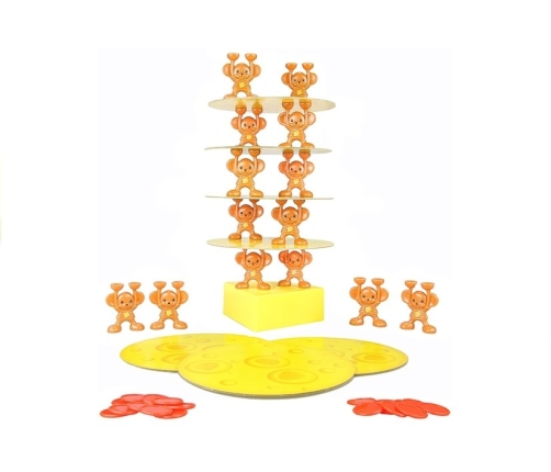 Cheese Tower with Mice Arcade Game Family Game