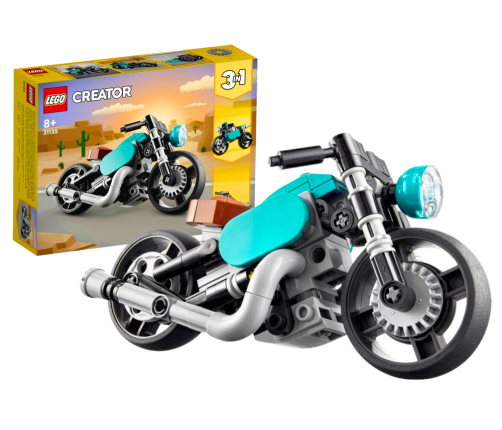 LEGO CREATOR Bricks Vintage Motorcycle 128 Pieces 31135