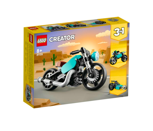 LEGO CREATOR Bricks Vintage Motorcycle 128 Pieces 31135