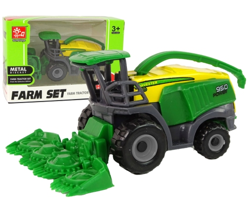 Agricultural Vehicle Combine Green Small