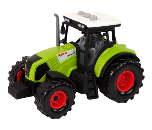 Set Tractor with Machinery Trailer Tanker LED sounds