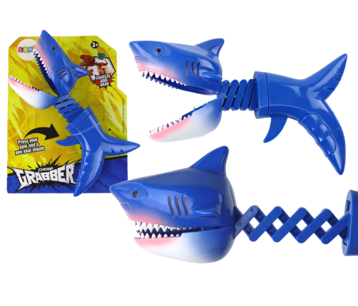 Shark Catcher Bite Toy Spring Blue