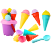 Sand Set Ice Cream Bucket Spatula Pink 6 pcs.