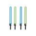 Space Lightsaber Battle Sound Green Blue 67cm