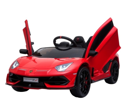 Elektriskā sporta automašīna bērniem Lamborghini Aventador Red