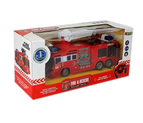 Remote-Controlled Fire Truck R/C 28cm