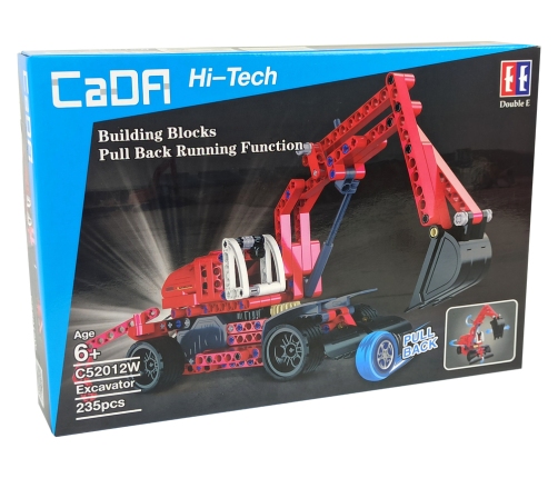 Construction Blocks Cada Excavator 235 Elements