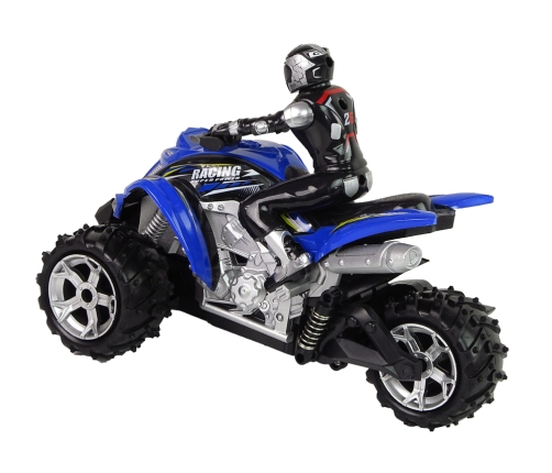 Quad Rock Crawler Tricycle Remote Controlled 1:12 2.4G Blue