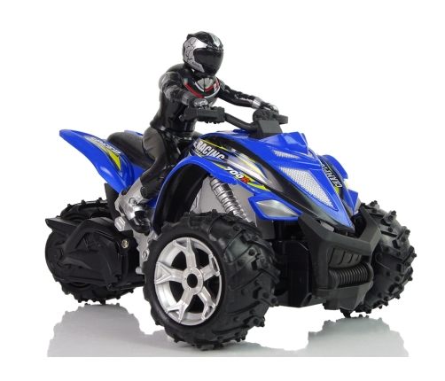 Quad Rock Crawler Tricycle Remote Controlled 1:12 2.4G Blue