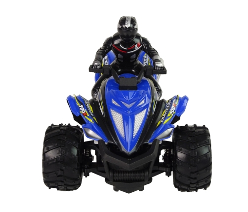 Quad Rock Crawler Tricycle Remote Controlled 1:12 2.4G Blue