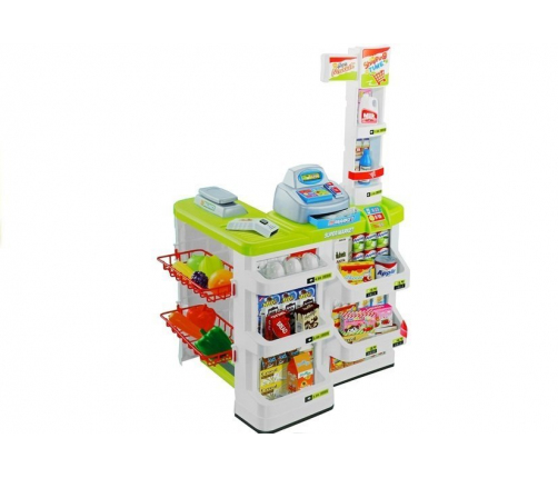 Roleplay Set Supermarket Cash Register & Cart