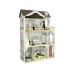 Wooden dolls' house Villa Wioletta White Light Balcony