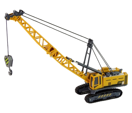 Yellow Construction Vehicle 1:55 Scale Crane