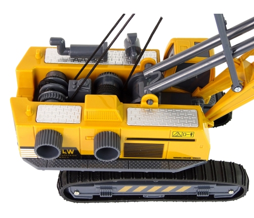 Yellow Construction Vehicle 1:55 Scale Crane