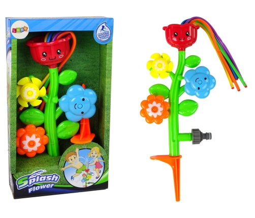 Garden Fountain For Kids Spinning Flower Summer Sprinkler