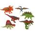 Set of Dinosaur Figurines 6 pieces Colorful