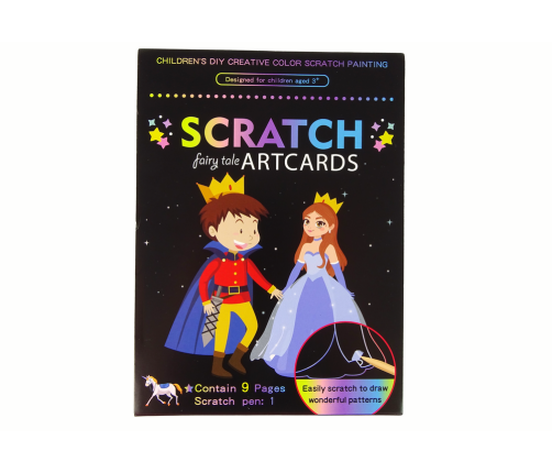 Scratch Coloring Book For Kids Kingdom