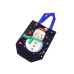 Gift Bag in Dark Color Snowman Motif 23cm x 21.5cm x 11cm