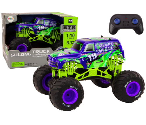 Off-Road Remote Controlled Car 2.4G RC 1:10 Ghost Purple