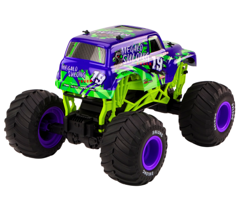 Off-Road Remote Controlled Car 2.4G RC 1:10 Ghost Purple