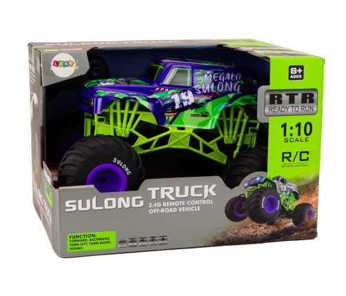 Off-Road Remote Controlled Car 2.4G RC 1:10 Ghost Purple